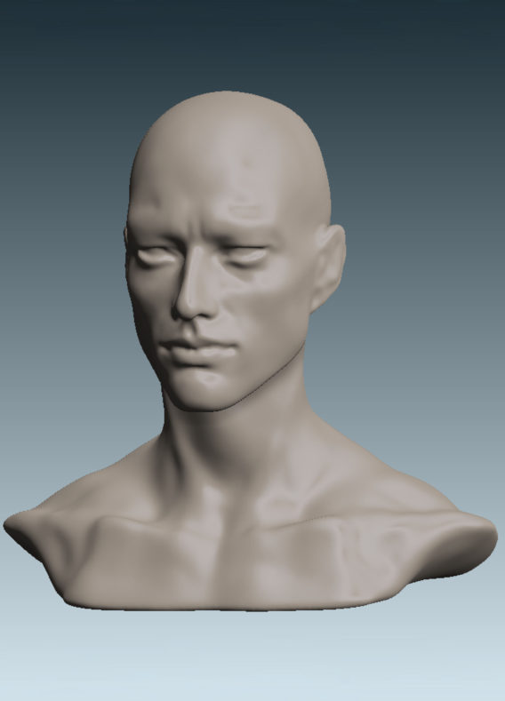 Urfin's 45/Phoenix 43 bust for creating wigs – Digital files