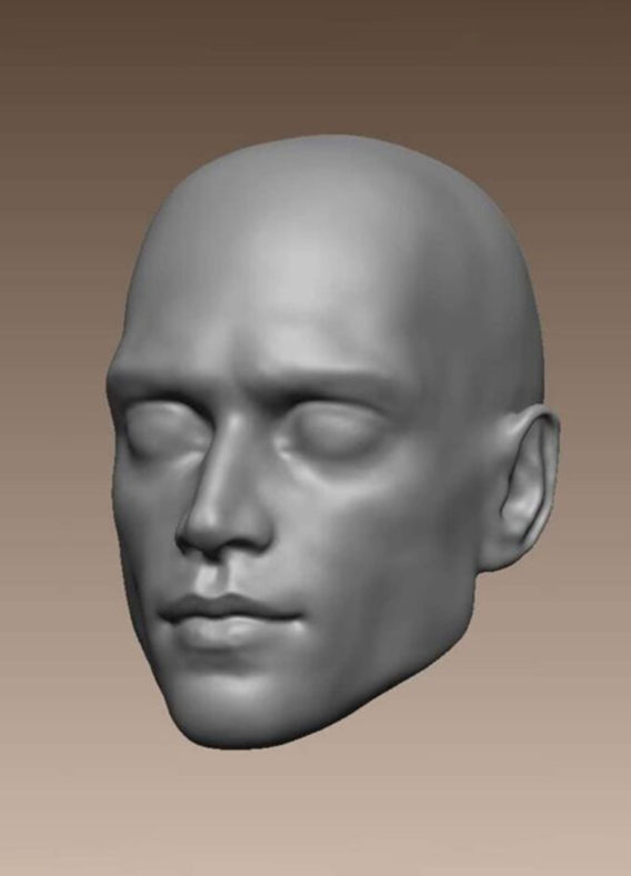 Urfin SD head for creating wigs - Digital files