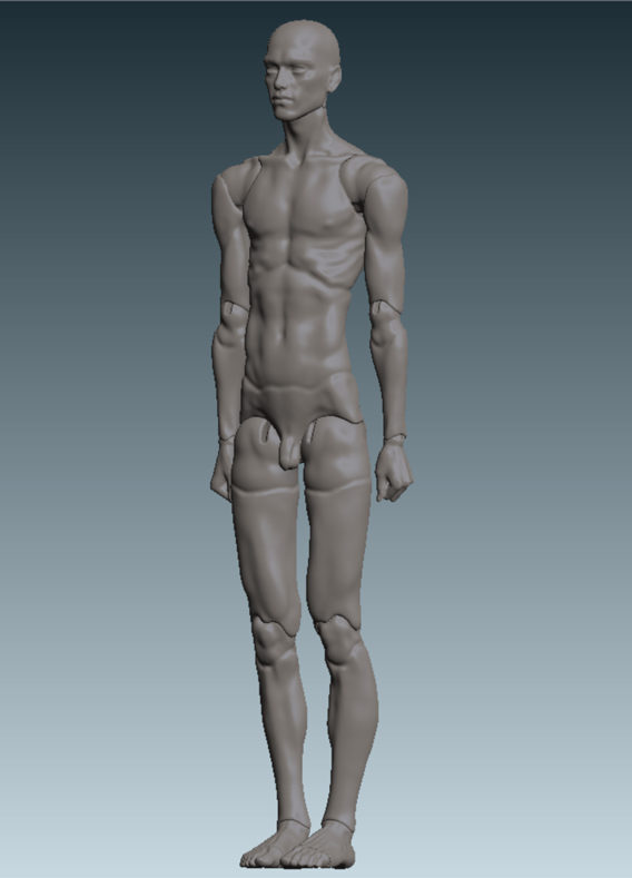 Equilibrium He Mannequin – Digital files