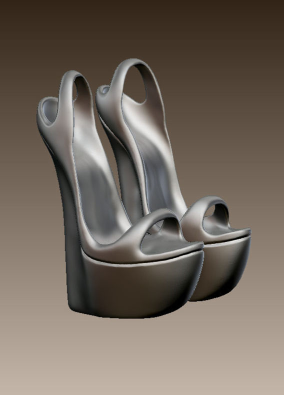 Platform shoes for Equilibrium She - Digital files