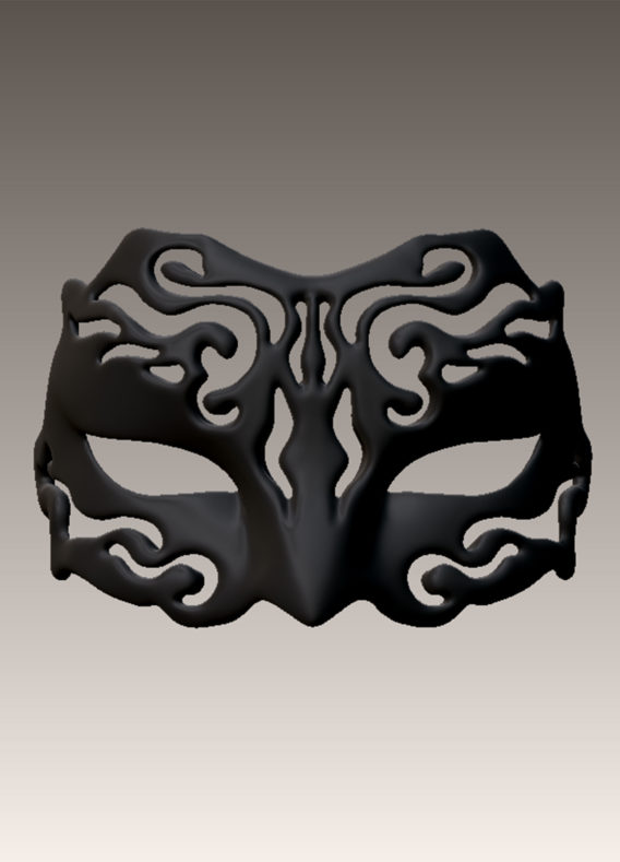 Swan mask for Equilibrium She /Both faces