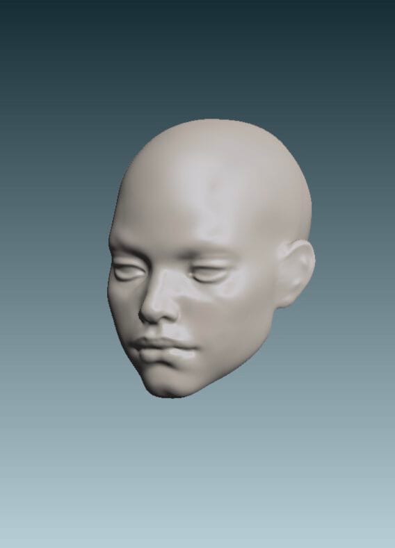 Busts and heads for Kiddos collection - Girl - Digital files