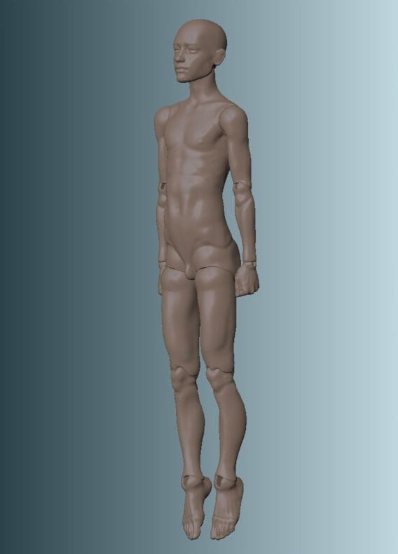 Манекен Kiddos collection Boy 2 Gen. – Цифровые файлы